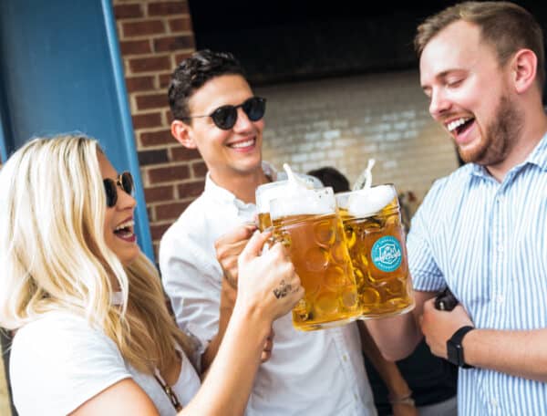 Von Elrod's Nashville Oktoberfest_People Celebrating with Beer.