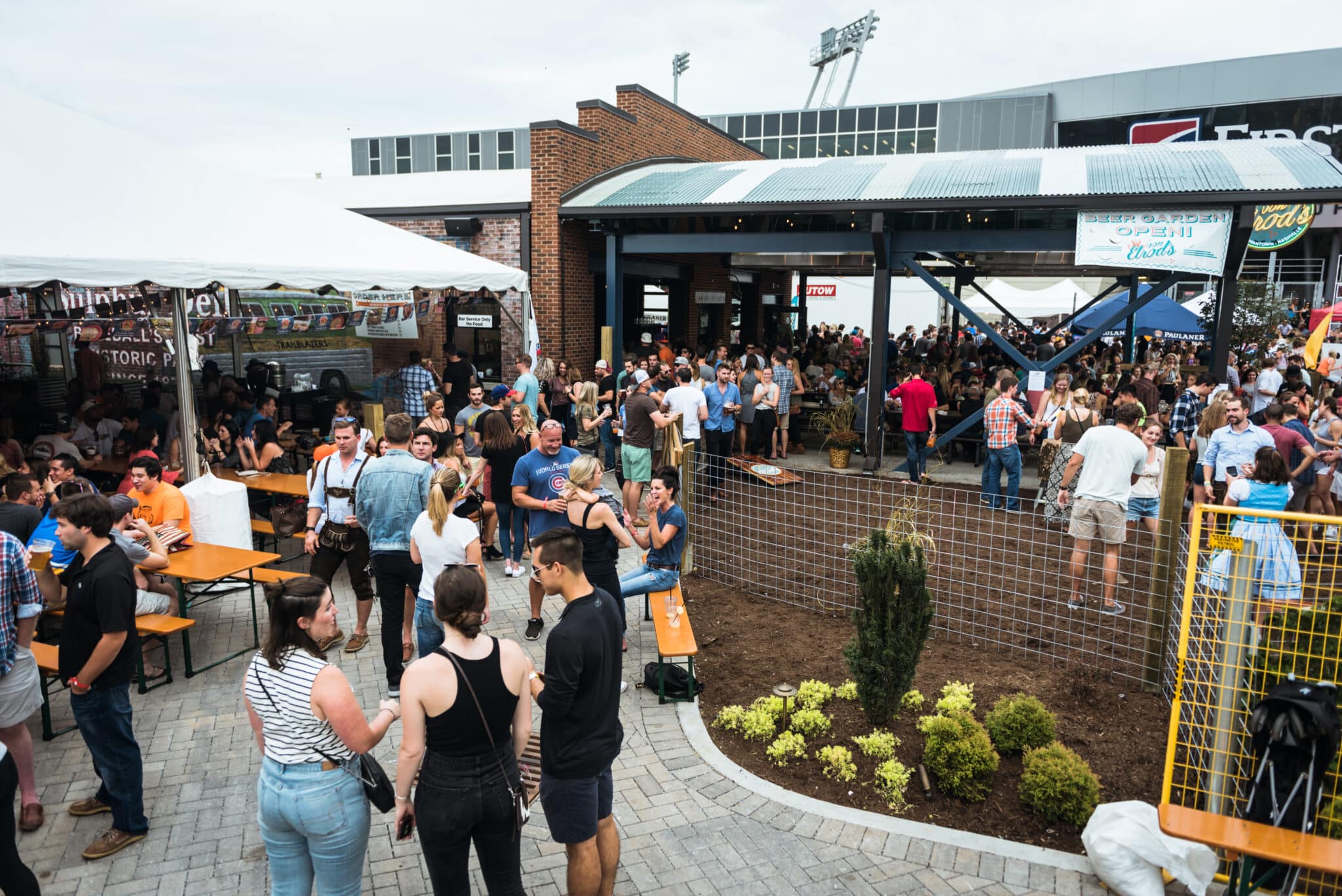 Von Elrod's Nashville Oktoberfest Party Crowd