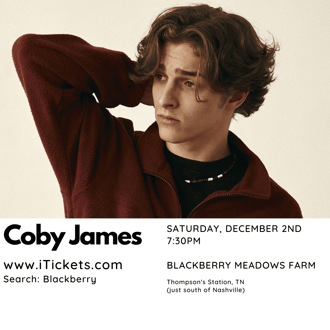 Coby James Live at Blackberry Meadows Farm Thompson Station TN