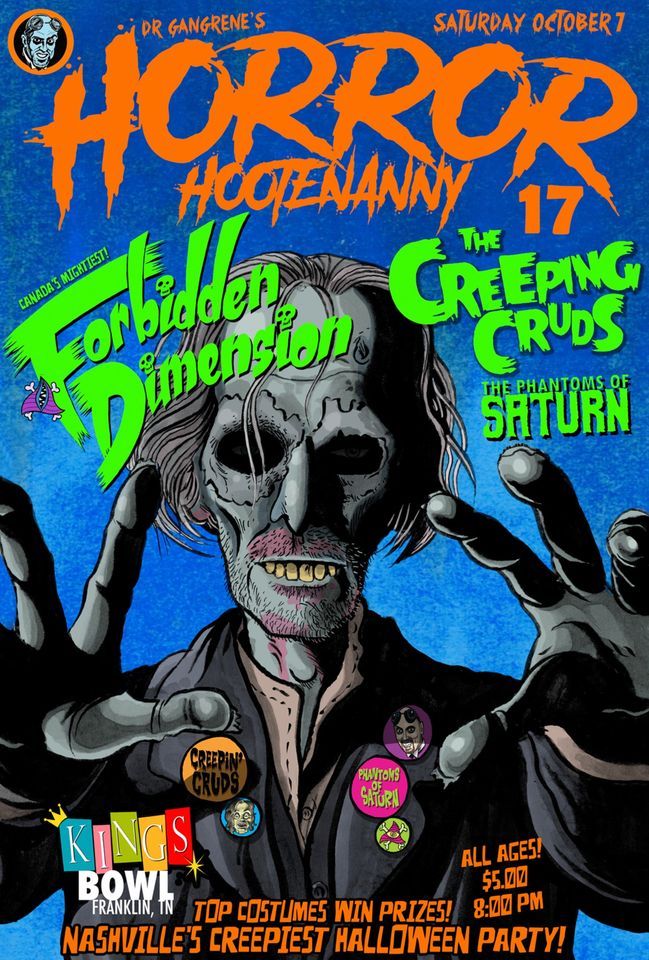 THE HORROR HOOTENANNY 17 Haloween Event Franklin, Tenn