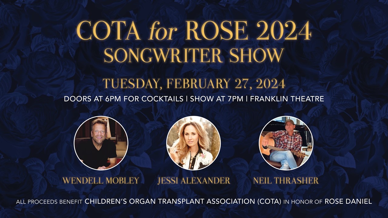 COTA for Rose 2024 Songwriter Show The Franklin Theatre