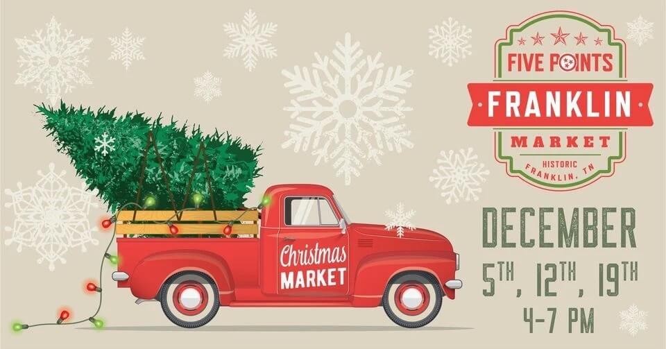 Five Points Franklin Christmas Market Downtown