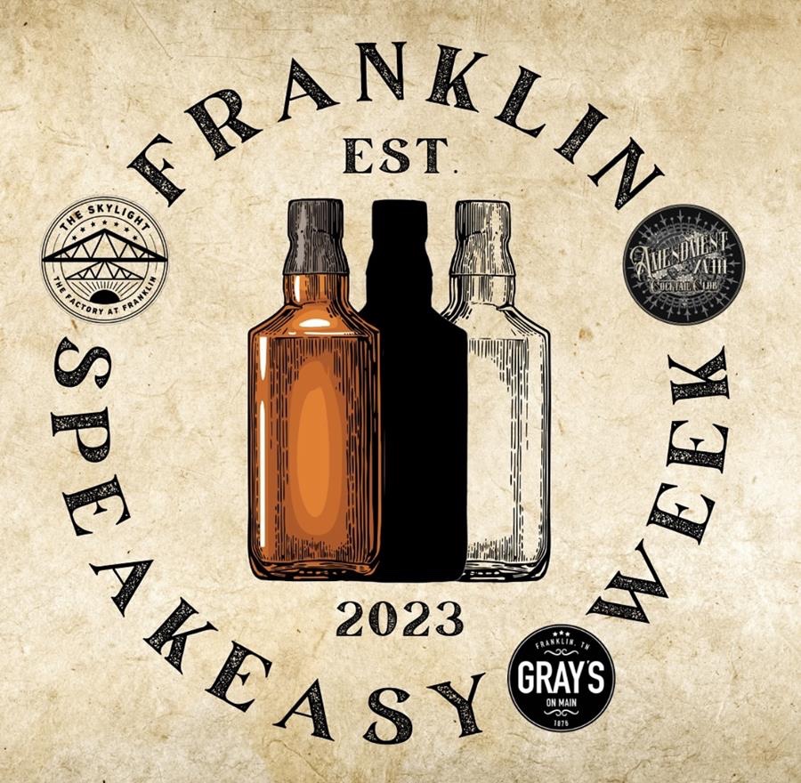 Franklin Speakeasy Week at The Skylight Bar Downtown Franklin TN.