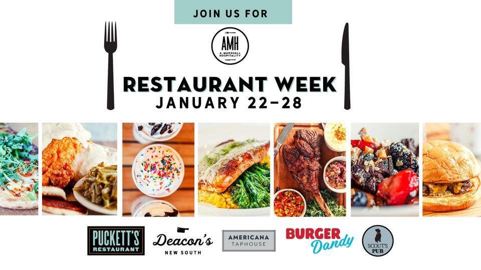 A. Marshall Hospitality Restaurant Week 2024_Logo
