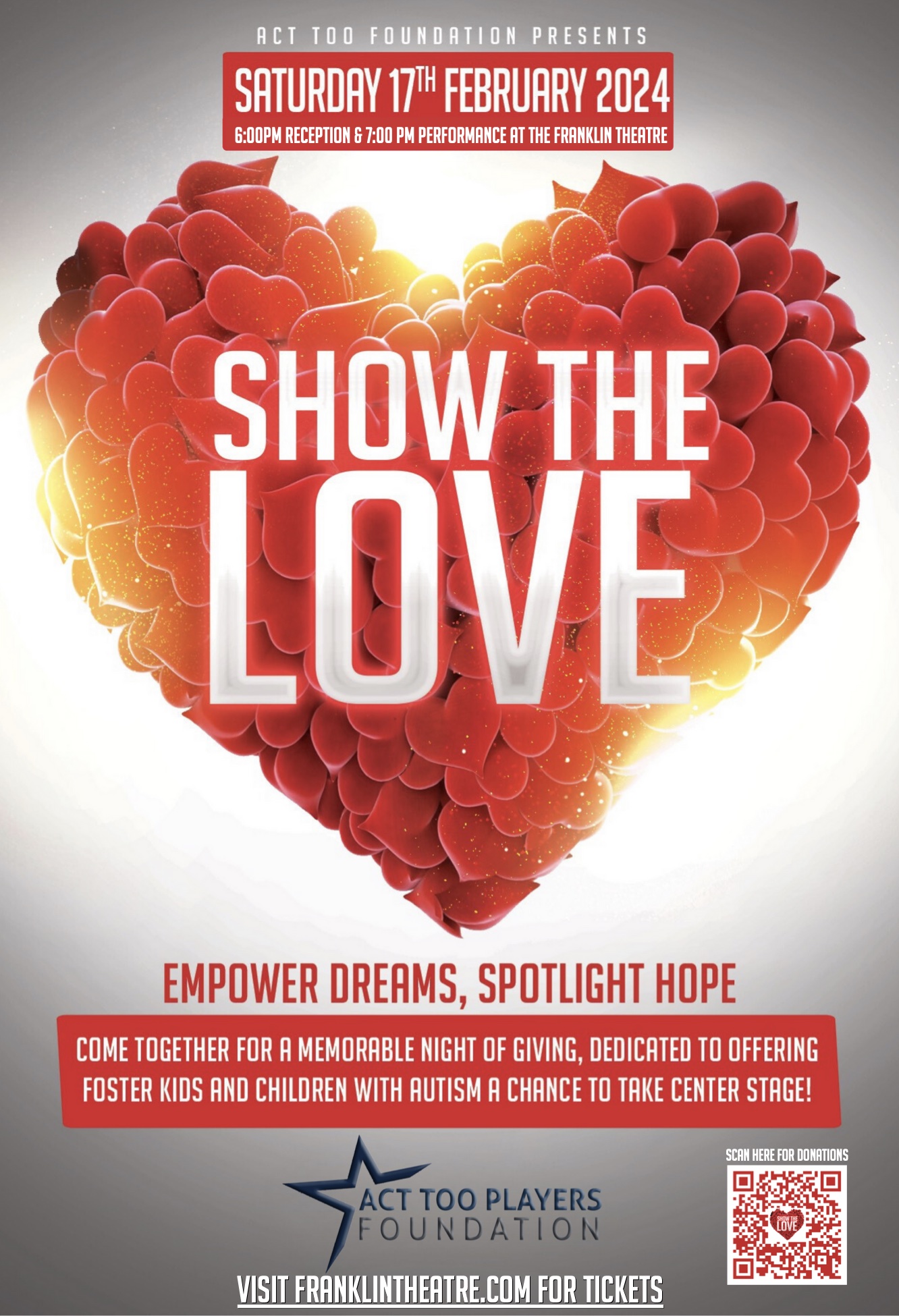 SHOW THE LOVE_Act Too Players Foundation Event in Franklin, Tenn.