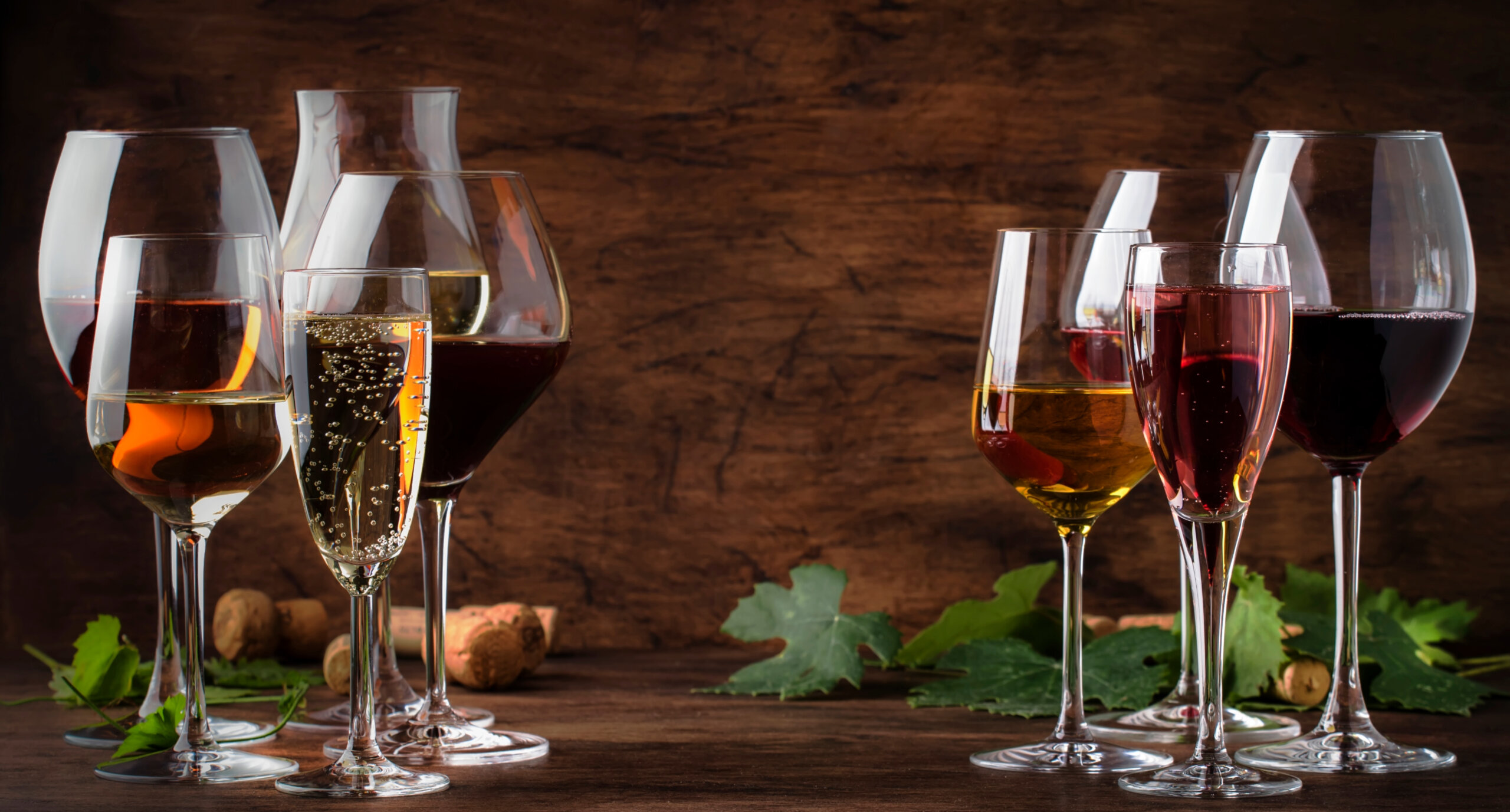 Bad Idea Nashville restaurant, wine glasses Valentine's Day.