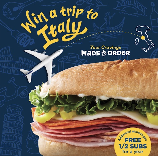 Win a trip to Italy with Twice Daily Rewards!