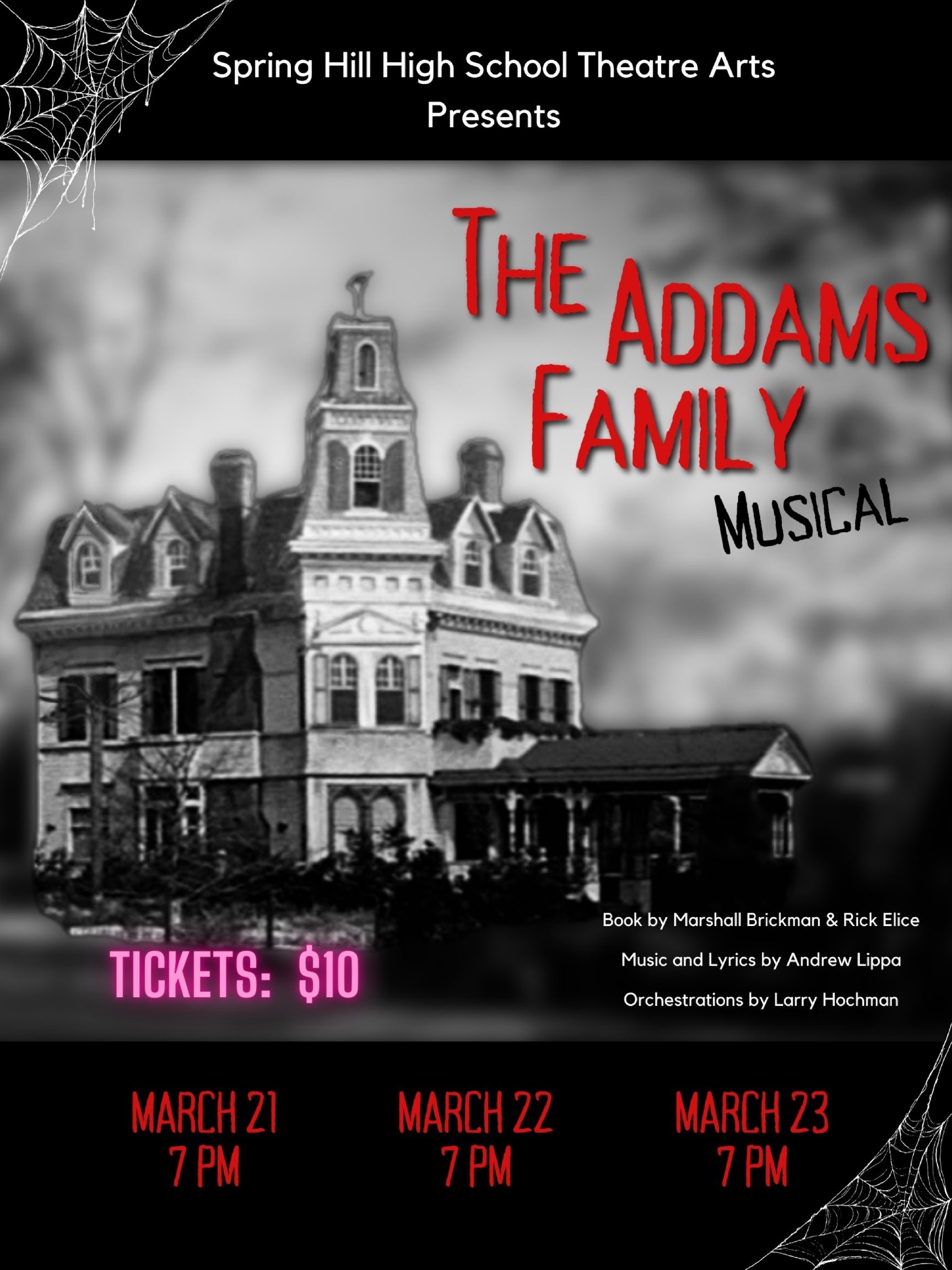 The Addams Family Musical at Spring Hill High School