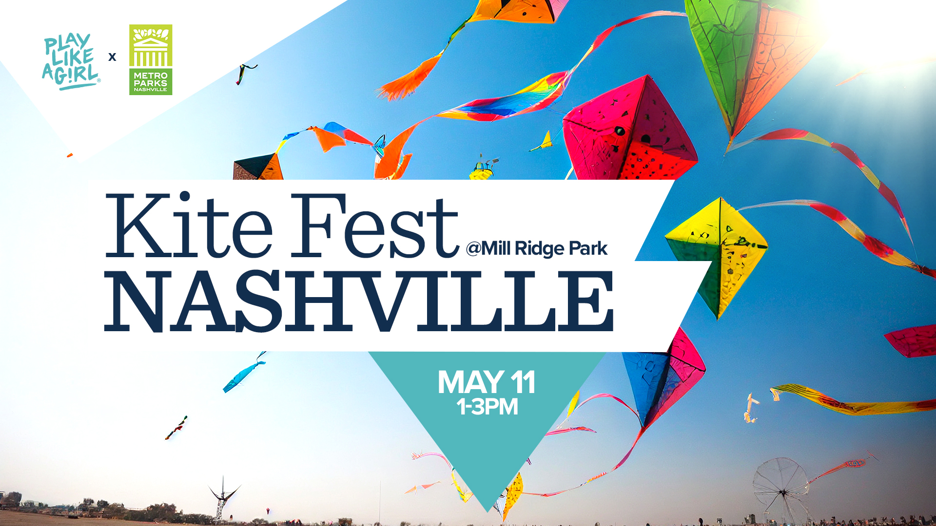 Play Like a Girl's Kite Fest at Mill Ridge Park Antioch, Tenn.