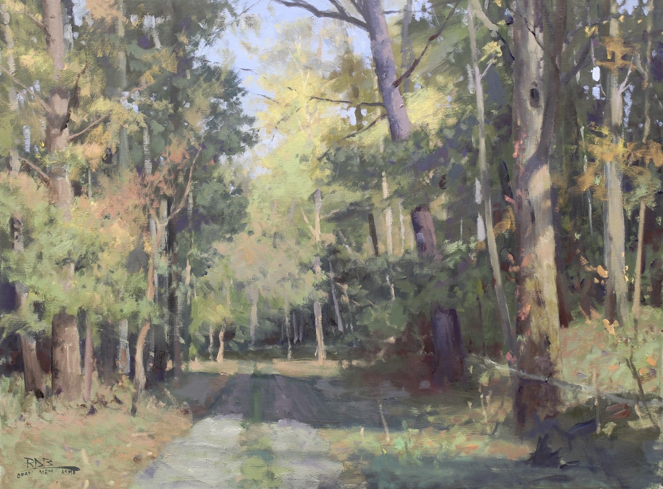 Roger Dale Brown – Live Painting Leiper's Creek Gallery in Leiper’s Fork.