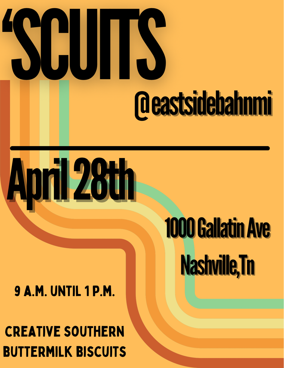 ’SCUITS Pop-Up @ East Side Banh Mi Nashville TN.