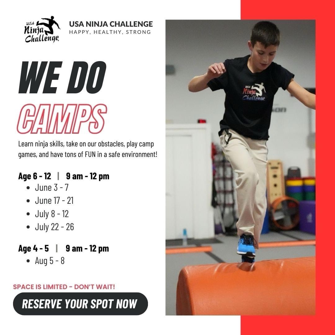 USA Ninja Challenge Summer Camps Franklin TN