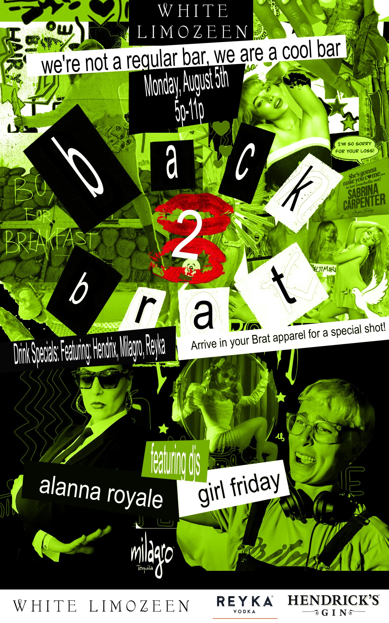 Back to Brat Party Nashville TN, White Limozeen.