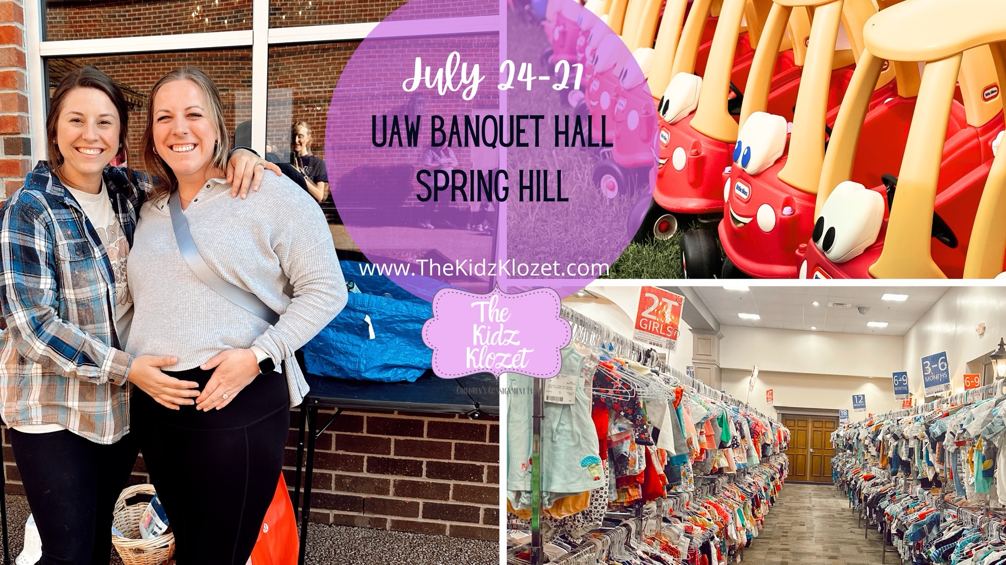 The Kidz Klozet Children’s Fall:Winter 4 Day Pop Up Sale Spring Hill, TN.