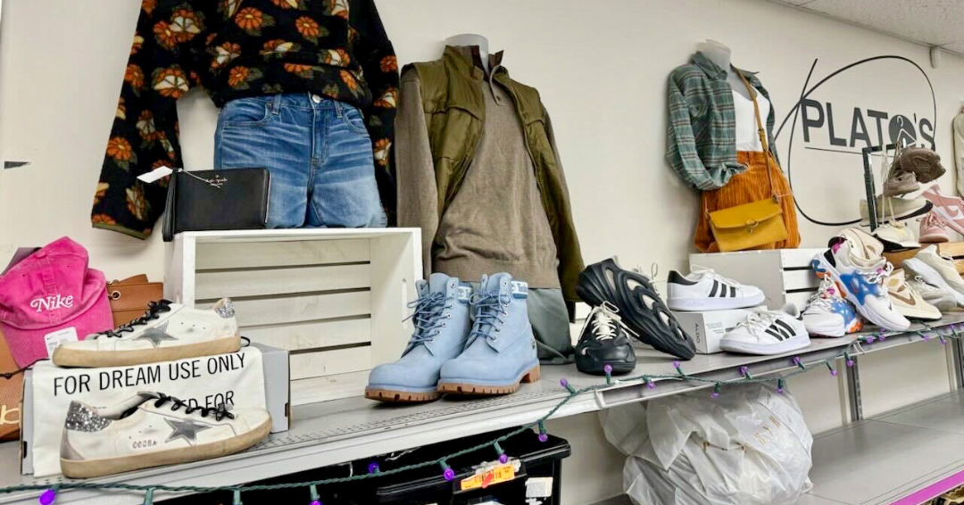 Platos Closet consignment store in Franklin, TN - Cool Springs, women and men's clothing, shoes and accessories.