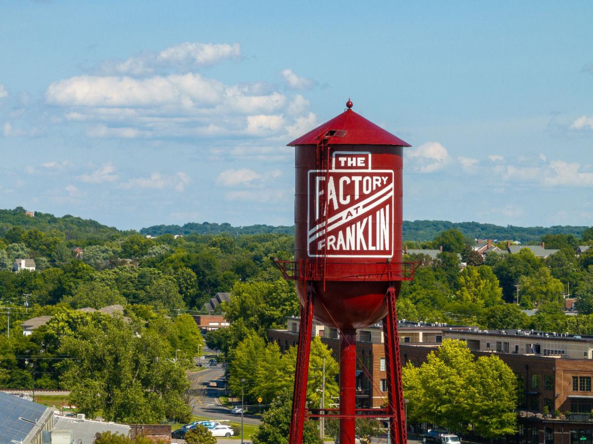 The Factory at Franklin downtown Franklin_Water Tower.