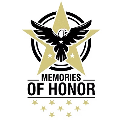 Logo for Memories of Honor, a registered 501(c)3 nonprofit based out of Franklin, TN.