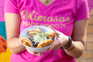 Ruby Slipper Downtown Franklin, TN_Mardi Gras Blueberry Lemon Beignets.