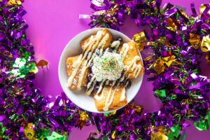 Ruby Slipper Franklin & Nashville_Mardi Gras Blueberry Lemon Beignets.