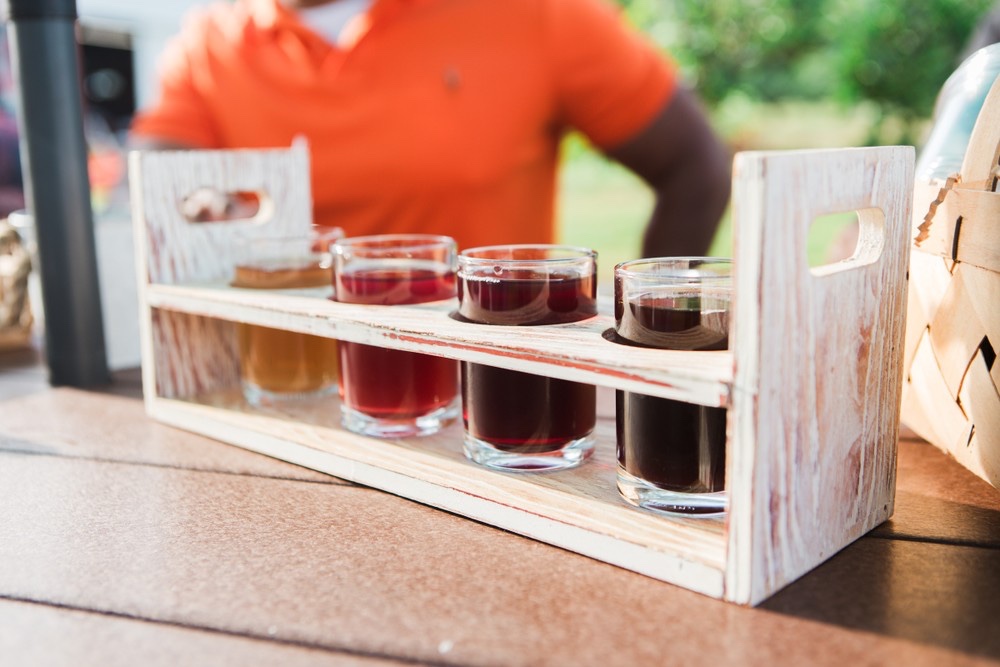 Guided Cider Tasting at Morning Glory Orchard in Nolensville, TN.