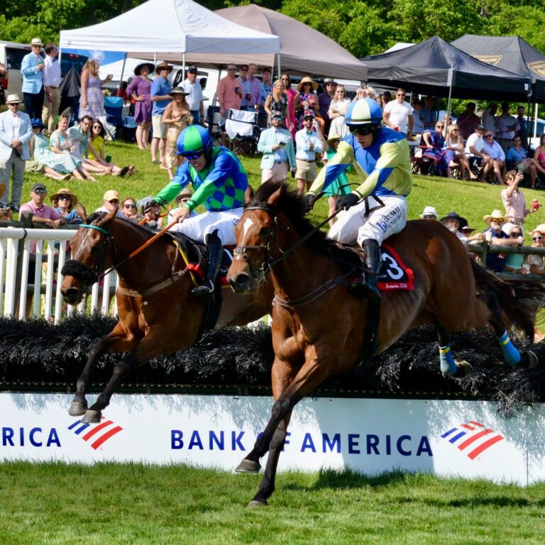 Iroquois Steeplechase Nashville, Tenn. Horse Race Day at Percy Warner Park.