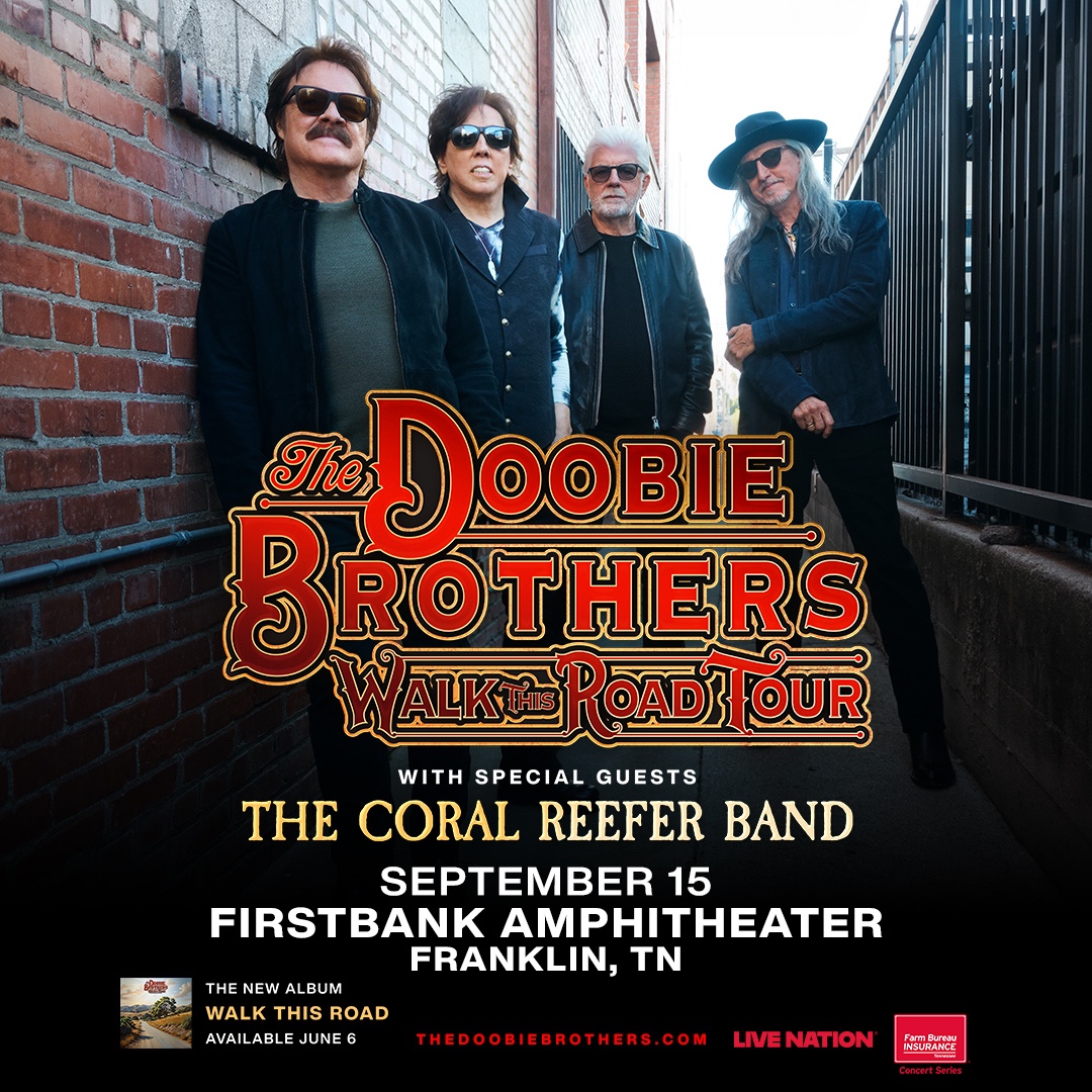The Doobie Brothers with very special guests The Coral Reefer Band in Franklin, Tenn., at FirstBank Amphitheater.