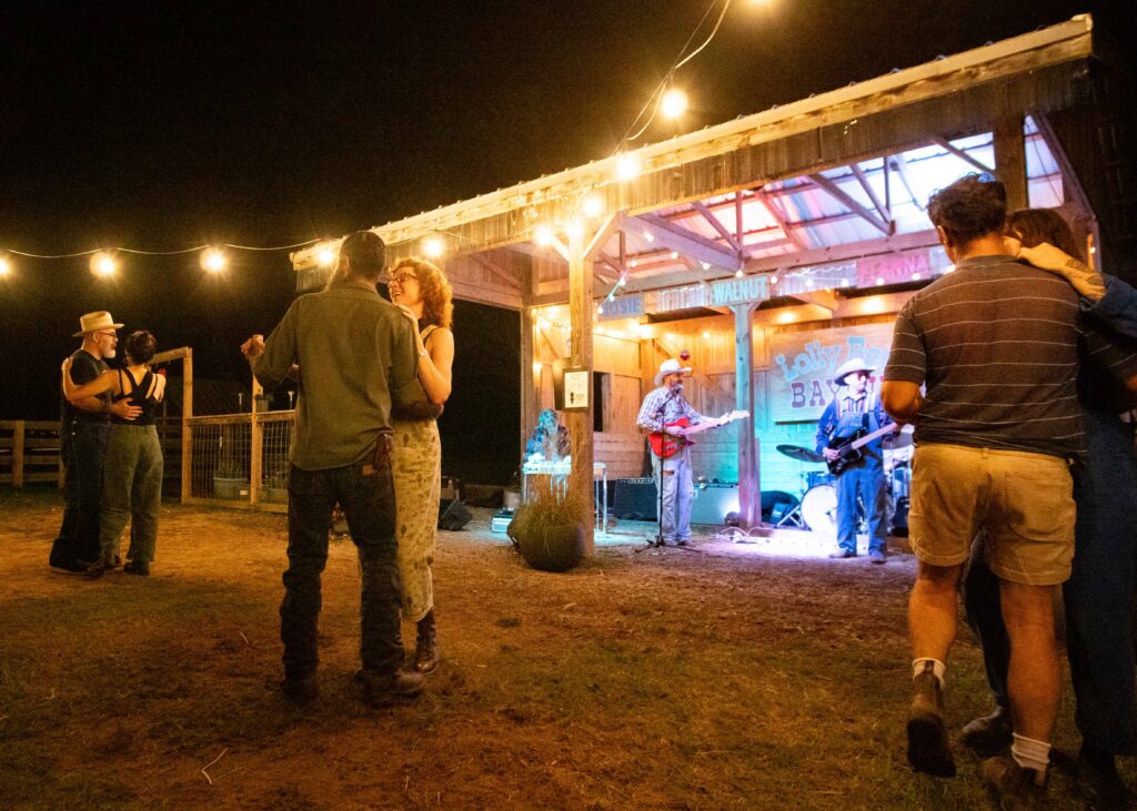 After Hours - Live Music & Neighborly Fun on the Farm Fairview TN Lolly Bee Bayou Live Music Dancing at After Hours Live Music & Neighborly Fun on the Farm in Fairview, Tenn., at Lolly Bee Bayou.