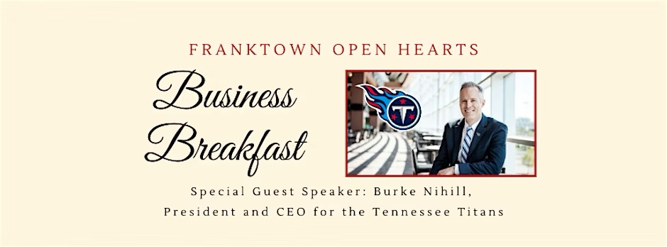 FrankTown Open Hearts Business Breakfast