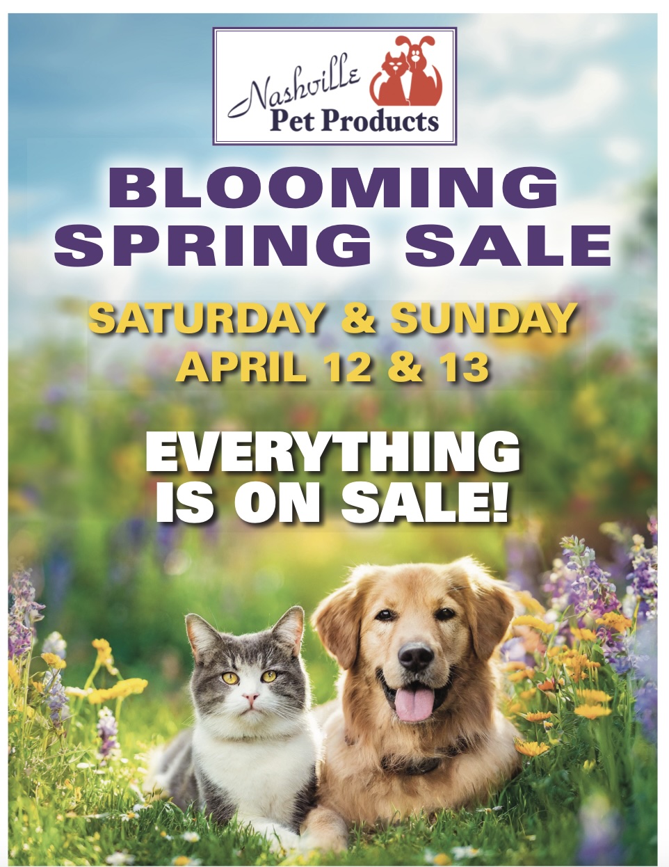 Franklin Nashville Pet Products Shopping Event_Sale
