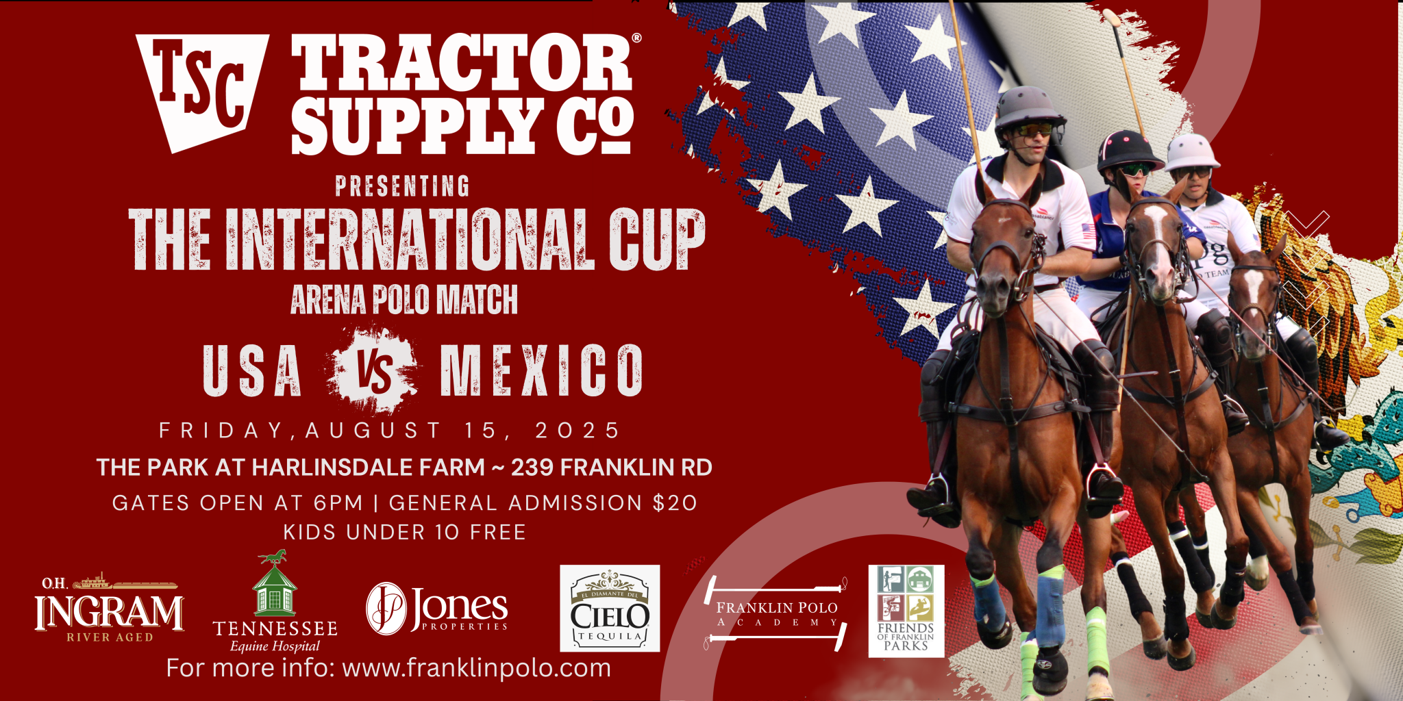 International Cup Arena Polo Match | USA vs Mexico in Franklin, Tenn.