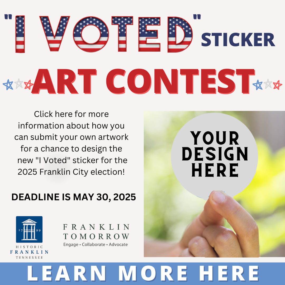 I Voted Sticker Art Contest_Franklin Tomorrow.