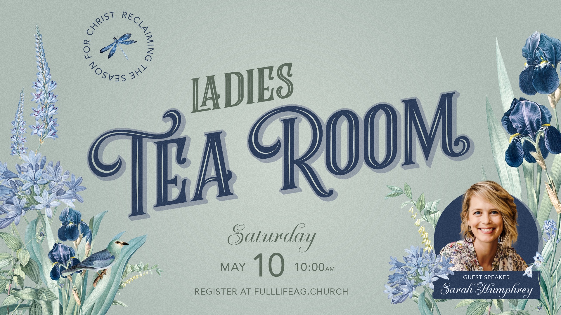 Ladies Tea Room event in Franklin supporting MUMlife, enjoy a delicious luncheon, silent auction, exciting giveaways, a guest speaker, and more!