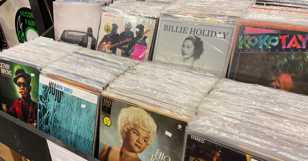 Rock-A-Rolla Records in Spring Hill, Tennessee is selling an assortment of vinyl records, both classic and modern titles.