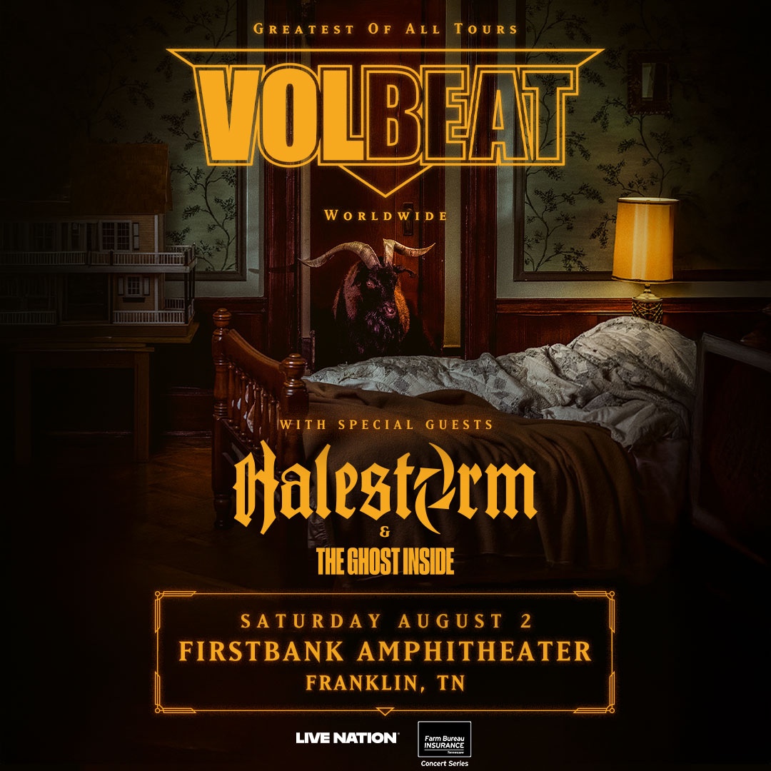 VOLBEAT Greatest Of All Tours Worldwide with Special Guests Halestorm & The Ghost Inside_FirstBank Amphitheater