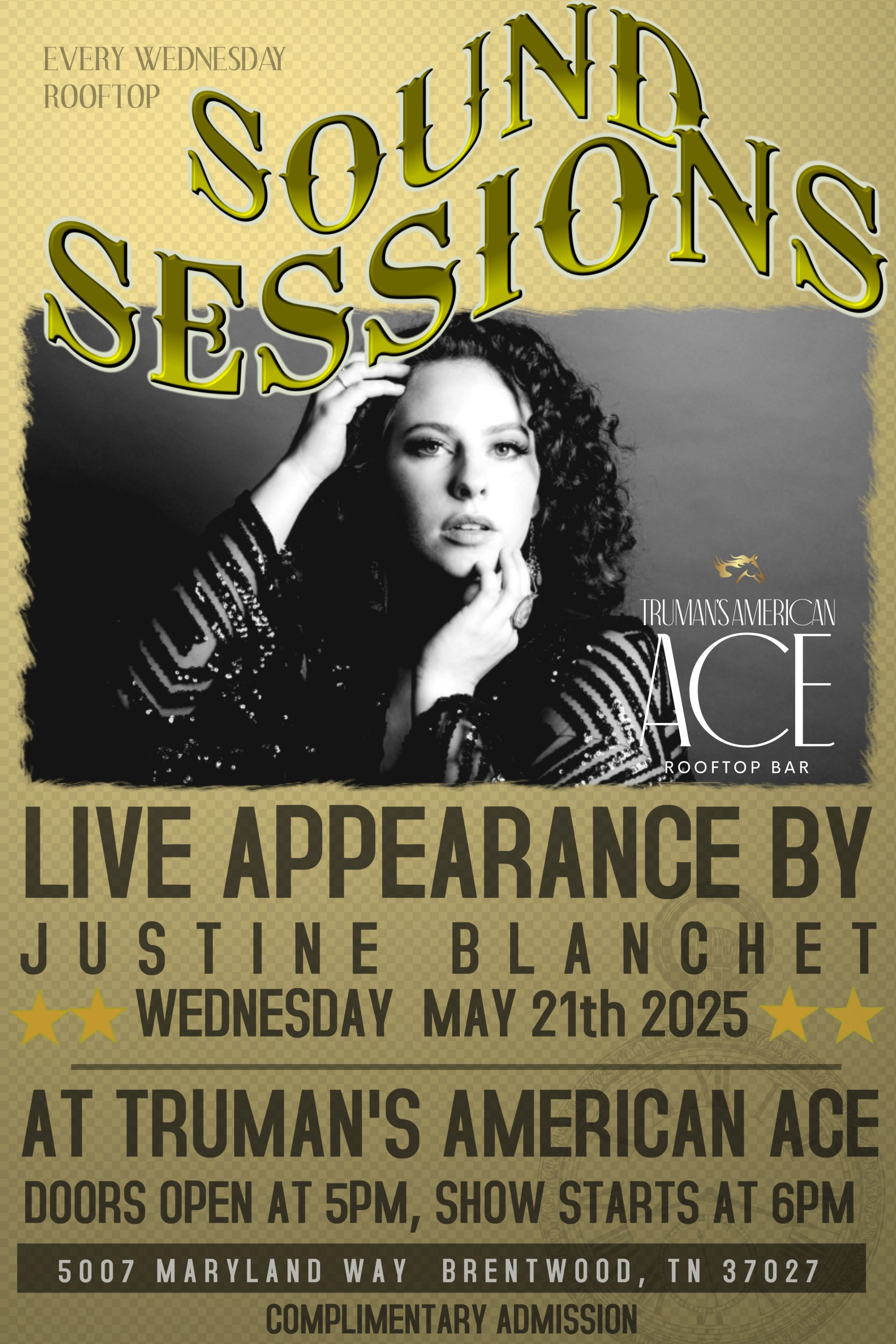 SOUND SESSIONS LIVE ft:Justine Blanchet in Brentwood, TN.