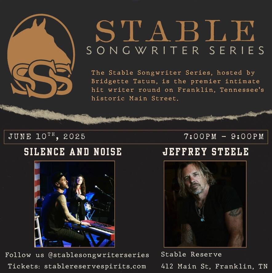 Songwriter’s Series at Stable Reserve in Downtown Franklin.