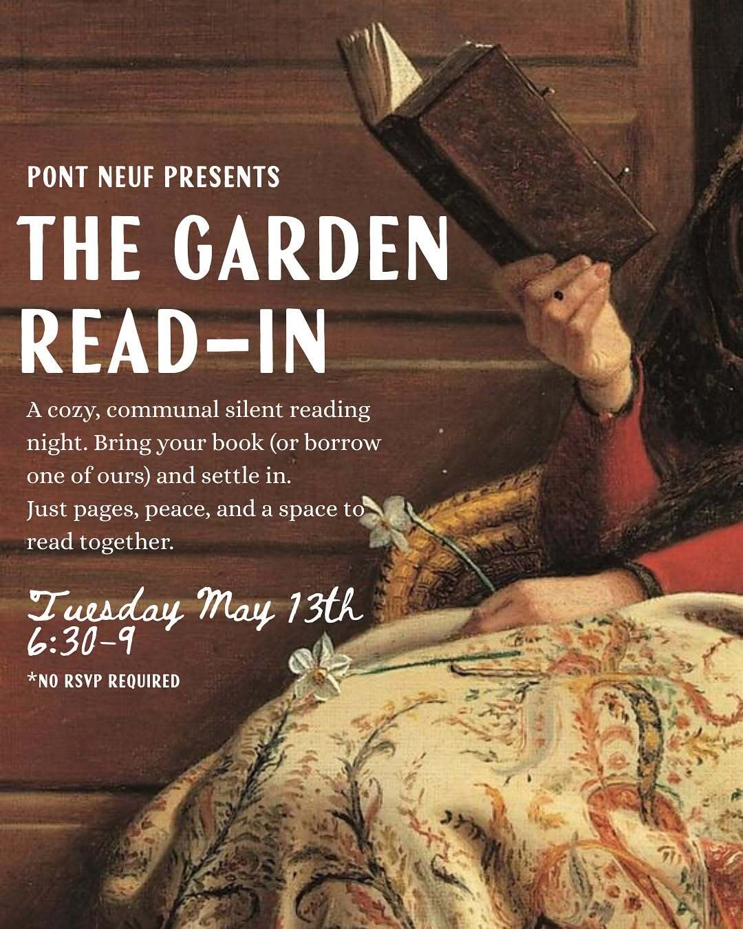 The Garden Read-in at Pont Neuf in Nashville, TN.