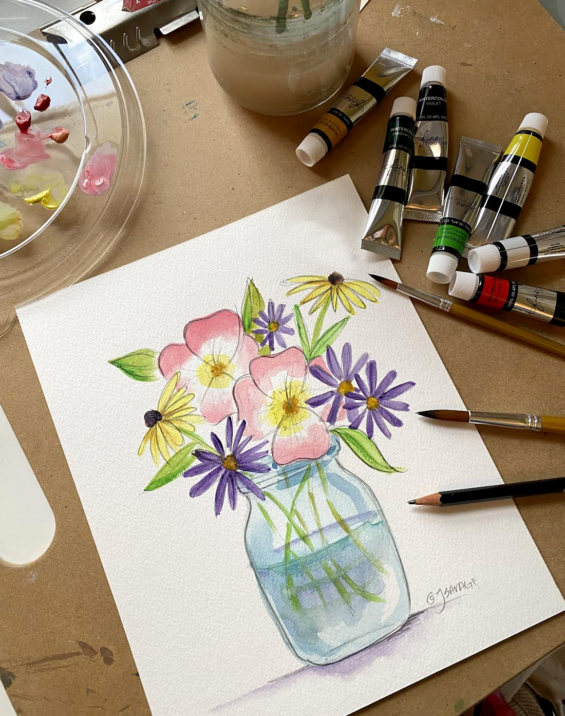 Watercolor Painting Class.