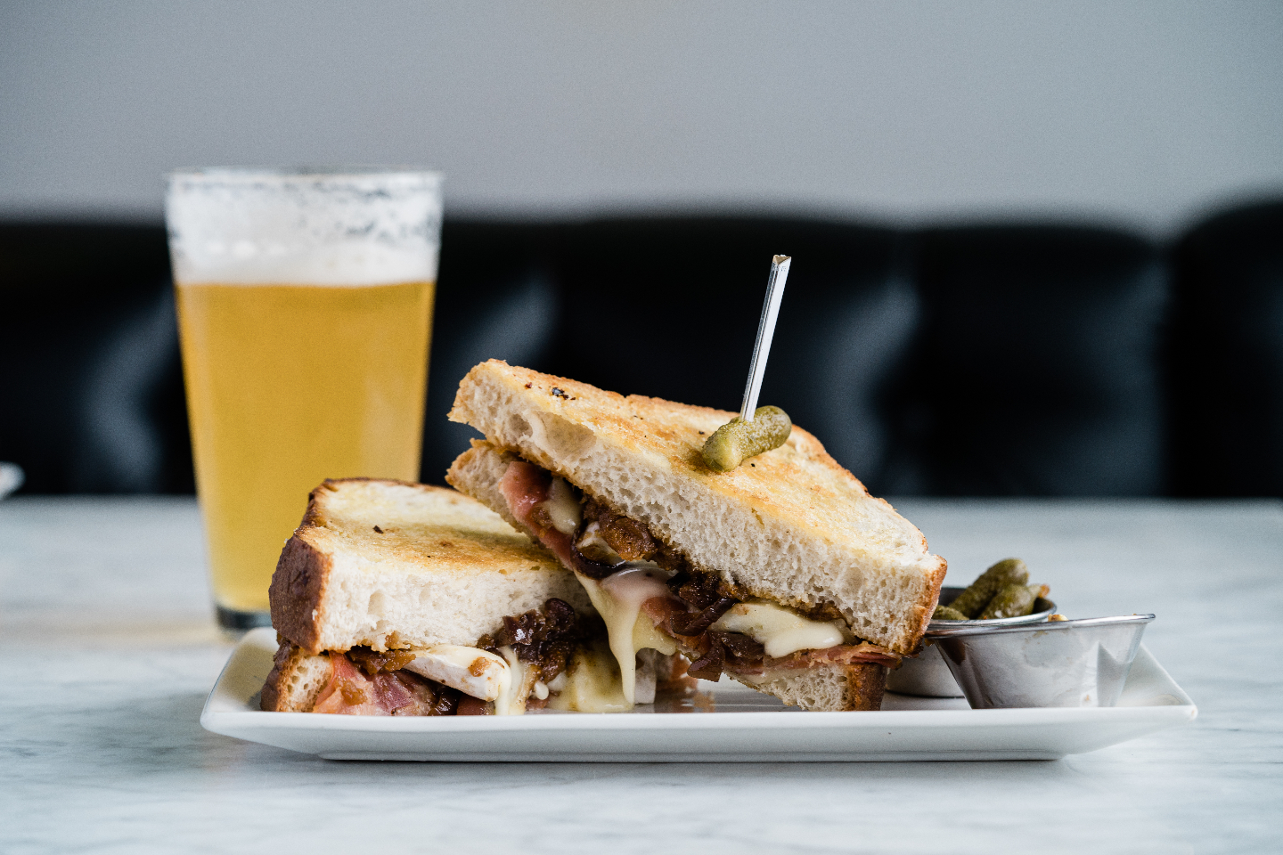 Happenchance Social Lounge Nolensville, TN_Beer and Sandwich