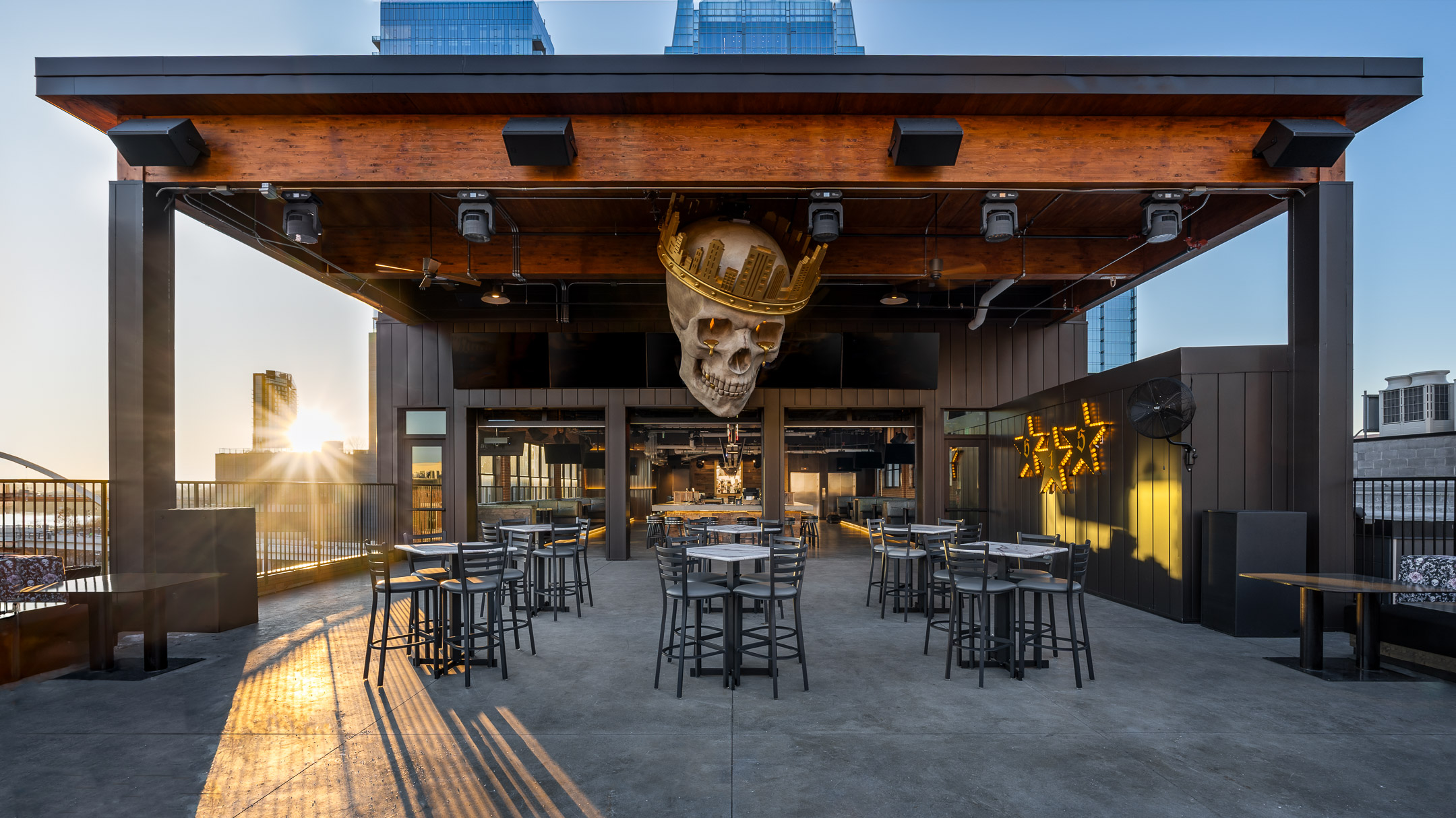 Jelly Roll's Goodnight Nashville TN Rooftop Bar & Live Music.