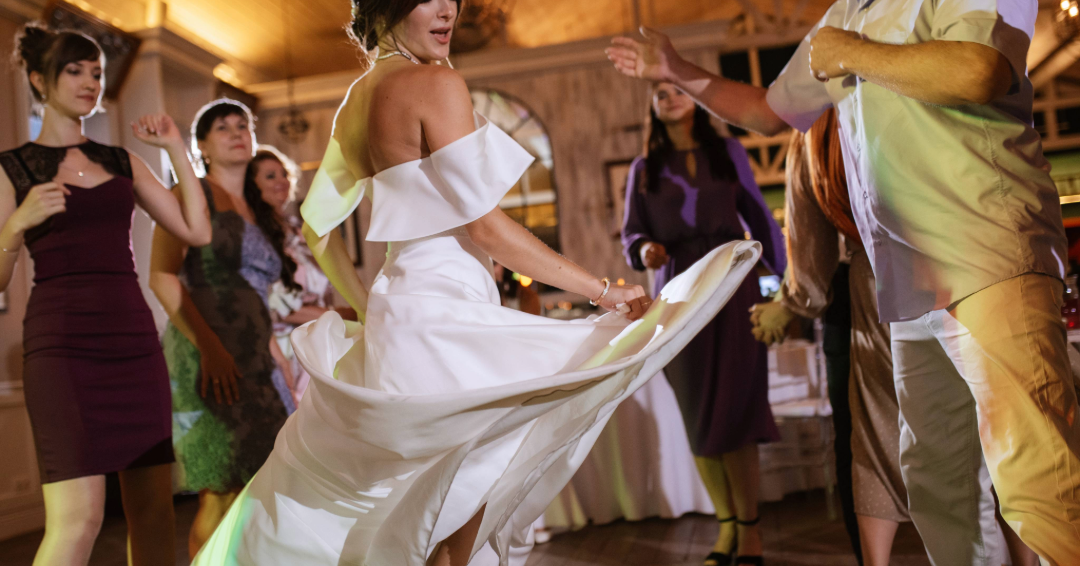 A bride dances at her wedding reception: getting married in Williamson County, Tennessee. 