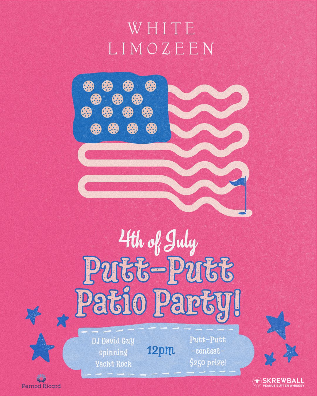 4th of July 2025 Putt-Putt Patio Party at White Limozeen in Nashville, TN.