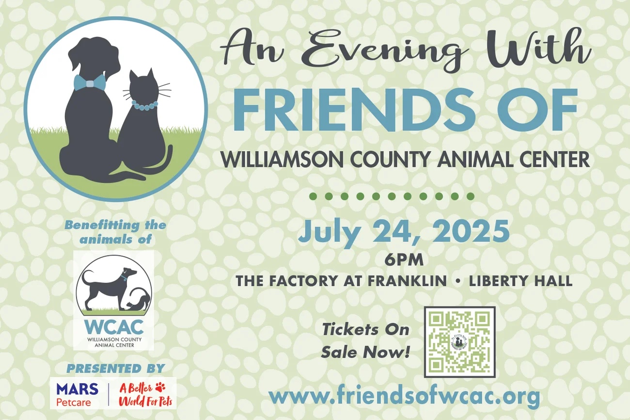 An Evening with Friends of Williamson County Animal Center.