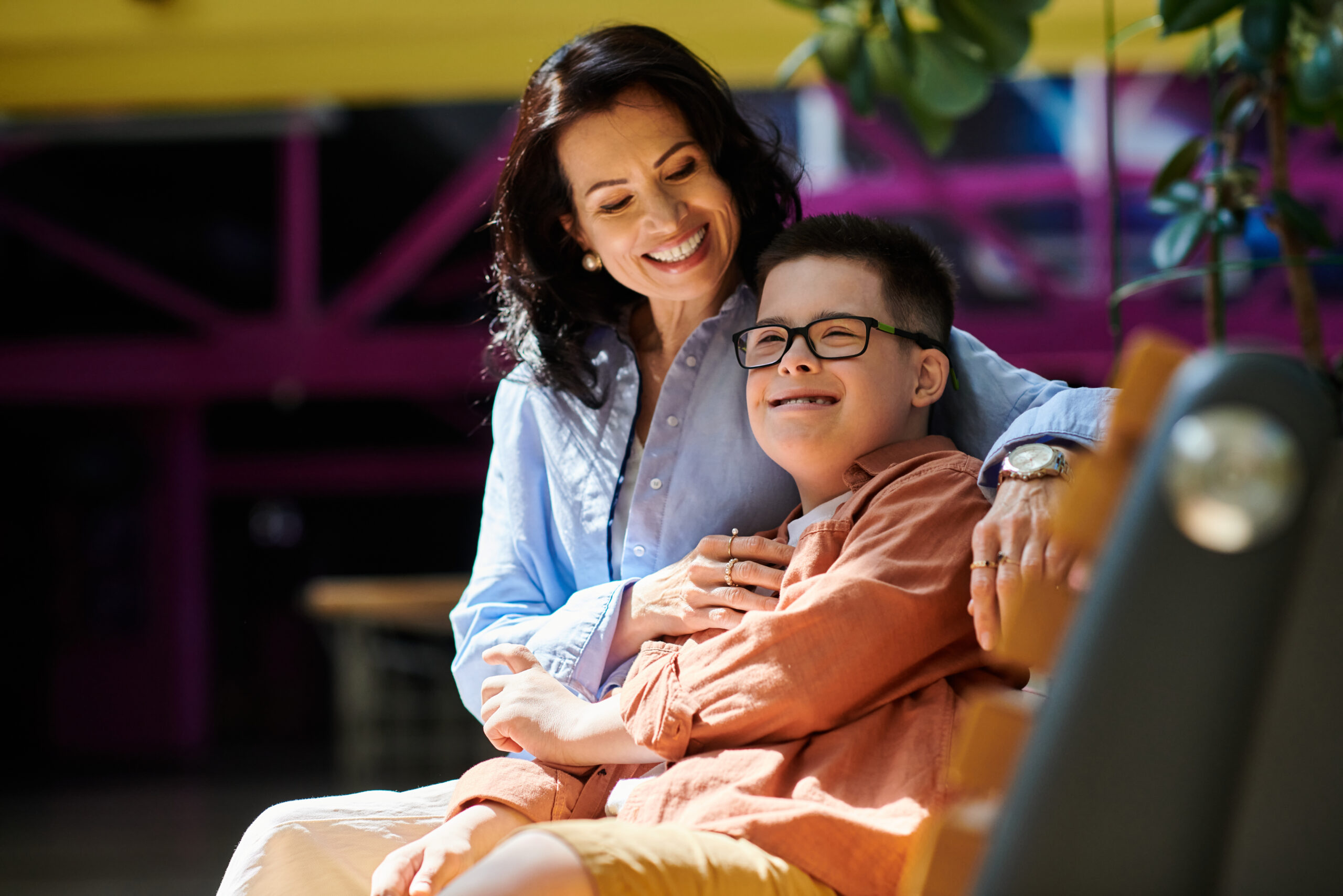 Disability advocacy and care in Williamson County, Tennessee: a mother and son with Down Syndrome.