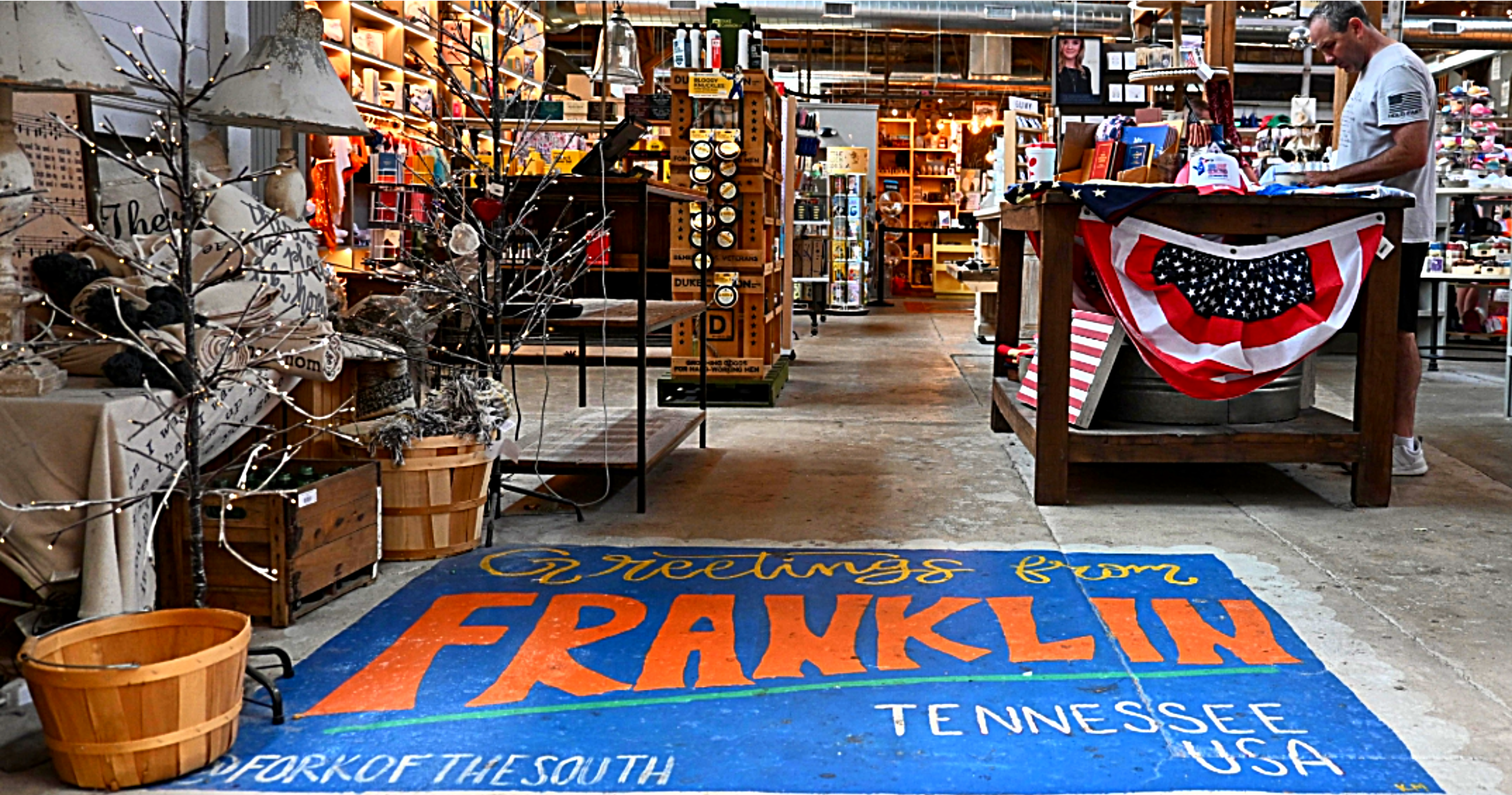 Fork of the South in The Factory at Franklin entrance