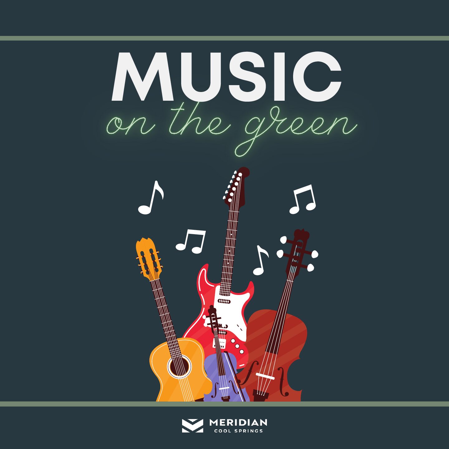 Music on the Green at Meridian Cool Springs in Franklin, TN.