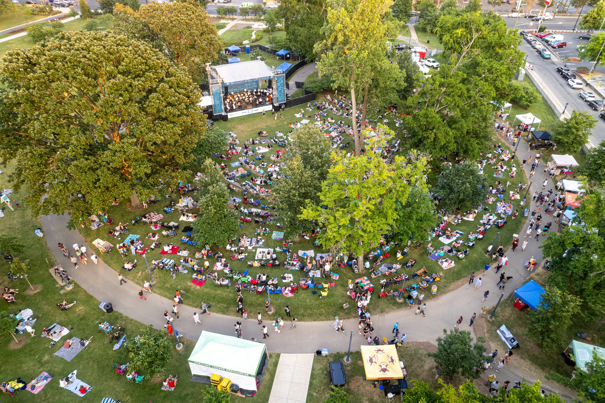 Musicians Corner Centennial Park Nashville, TN.