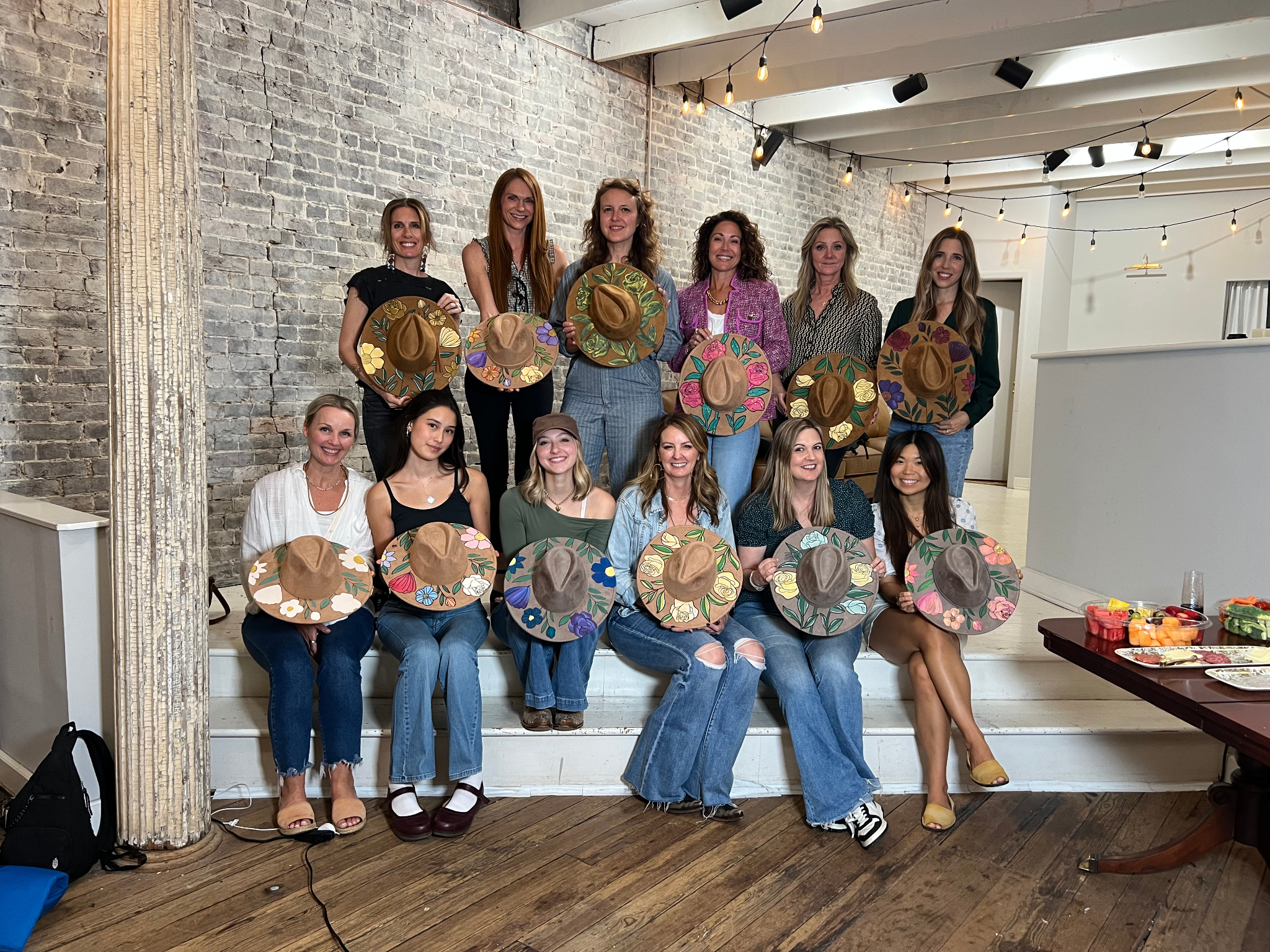 Paint-Your-Own-Hat Party in downtown Franklin with Tipsy Tennessee Hats Franklin, TN.