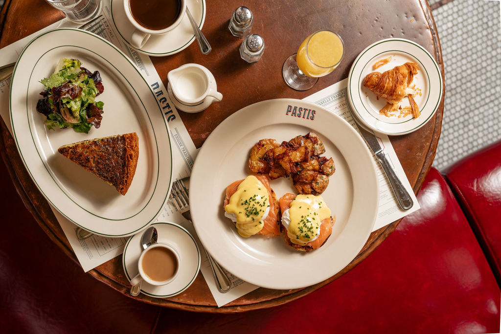 Pastis Nashville Restaurant Weekend Brunch Dishes.