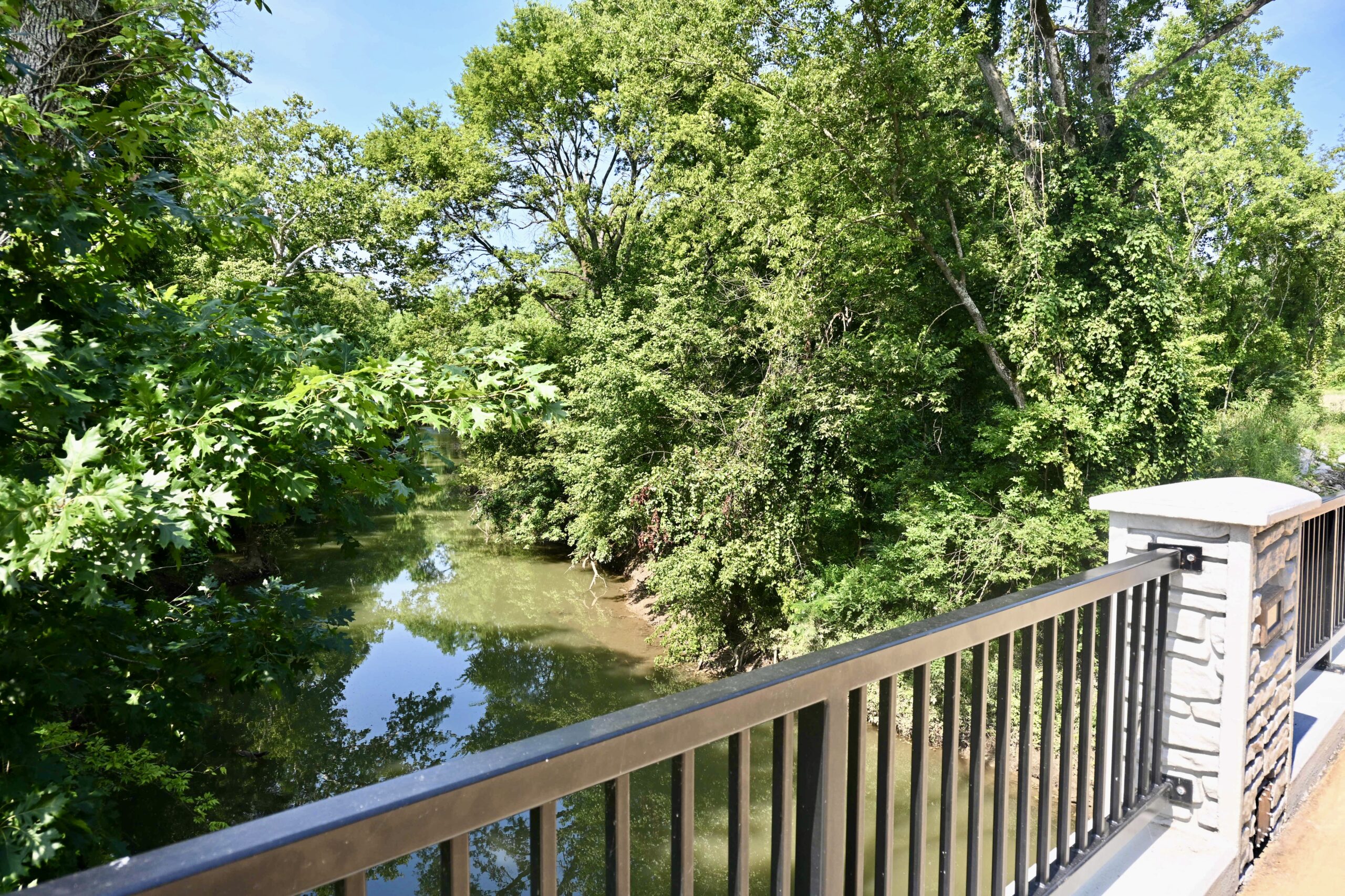 Pedestrian Bridge at The Park at Harlinsdale Farm in Franklin, TN.